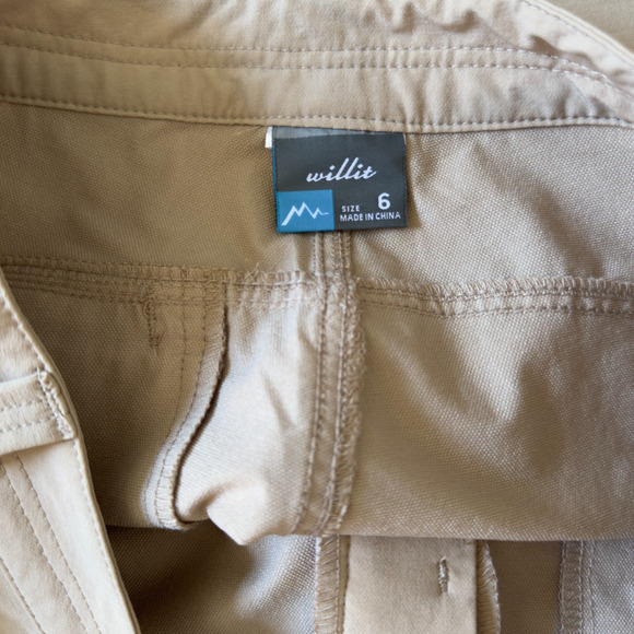 Willit Women's Sz 6 Hiking Pants Stretch Quick Dry Lightweight Outdoor UPF 50+ - Picture 6 of 7